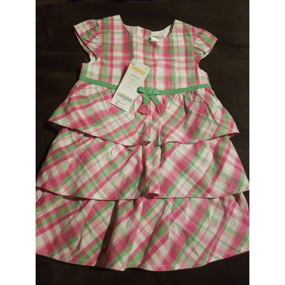 Gymboree bright tulip dress 12 18 mo‎ nwt